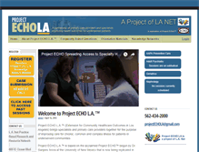 Tablet Screenshot of projectechola.org